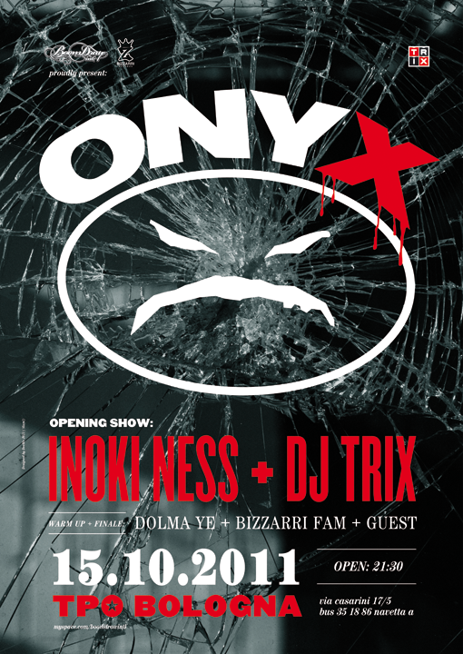 Live ONYX + Inoki + Trix - 15 Ottbre 2001 TPO - Bologna
